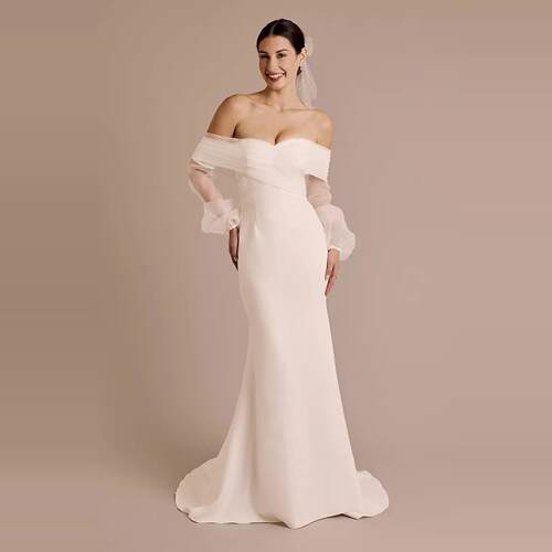 2025 02美国直邮专柜正品代购DB studio新娘结婚长裙白色抹胸婚纱