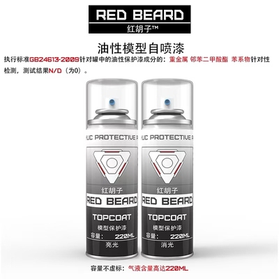 红胡子模型保护漆喷罐