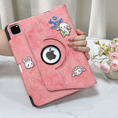 2024新款 ipadair6保护套air5硬壳10.9寸平板外壳iPro11带笔槽9代旋转10代防弯抗摔9.7寸air3pro10.5支架mini6