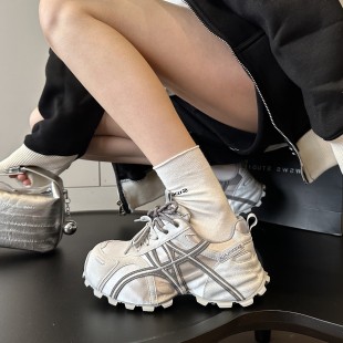运动鞋 WSWS｜时髦前卫2026新款 女鞋 小众ins潮厚底老爹鞋 配阔腿裤