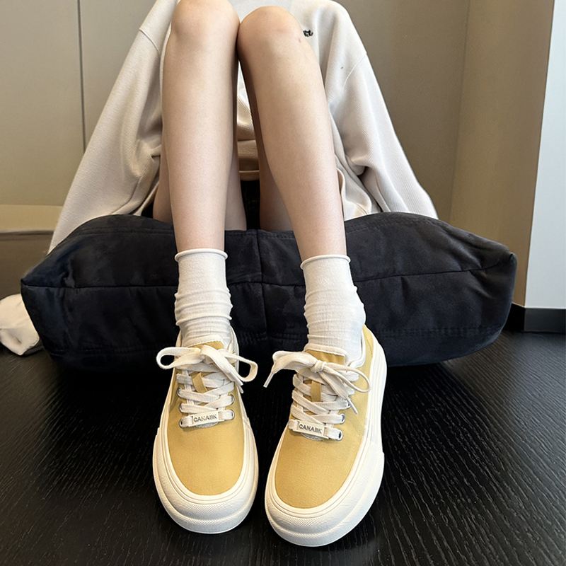 字母舒适松糕饼干鞋潮流运动板鞋