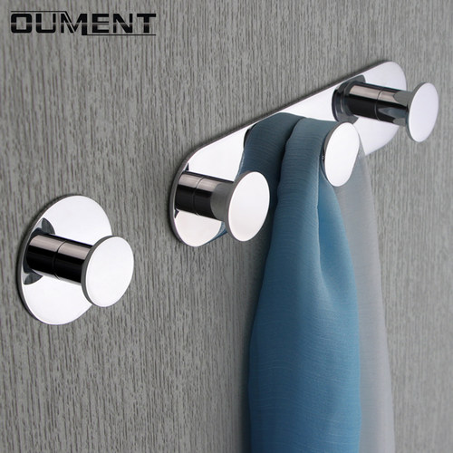 全铜免打孔单个挂钩挂衣钩轻奢风