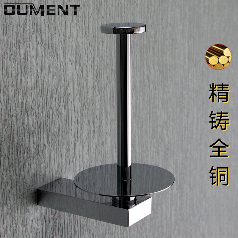 全铜厕所轻奢纸巾架厕纸置物架