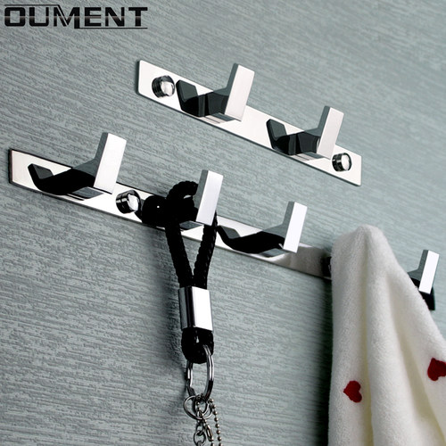 挂衣钩304不锈钢打孔高端排钩