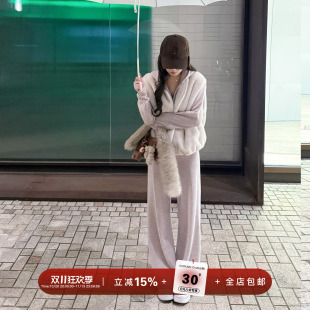YIKOwow 韩系温柔减龄环保皮草马甲女秋冬仿貂绒简约百搭无袖外套