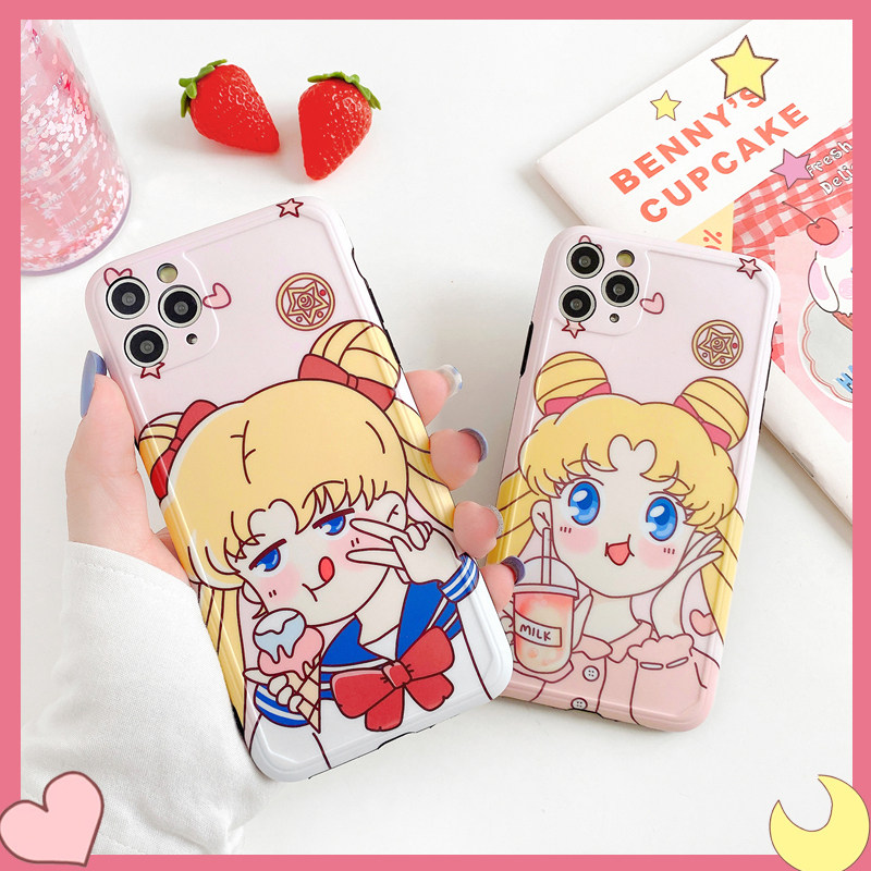 美少女iPhone11pro手手机保护套/壳