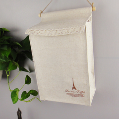 zakka挂袋棉麻壁挂置物袋居家收纳挂袋大号挂式收纳袋杂志收纳袋