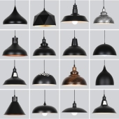 loft美式 复古个性 创意吧台餐厅吊灯饭店餐饮店工业风怀旧吊线灯罩