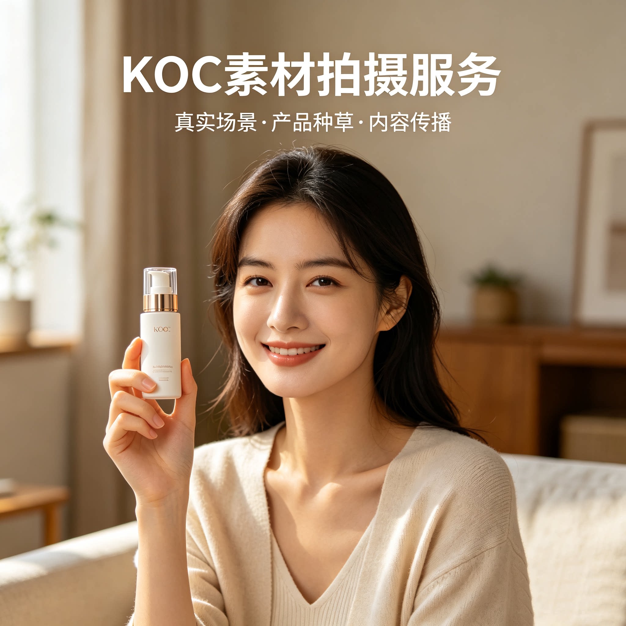 达人koc视频制作剪辑口播短视平面广告设计