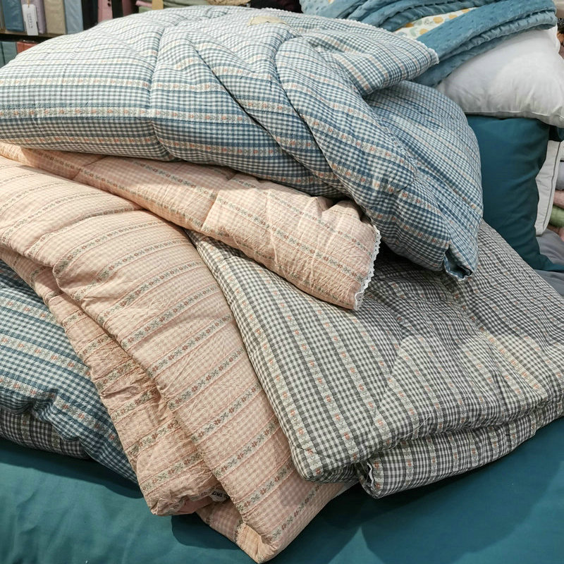 大豆纤维被子春秋冬被棉被芯学生宿舍加厚保暖被单人双人全棉提花