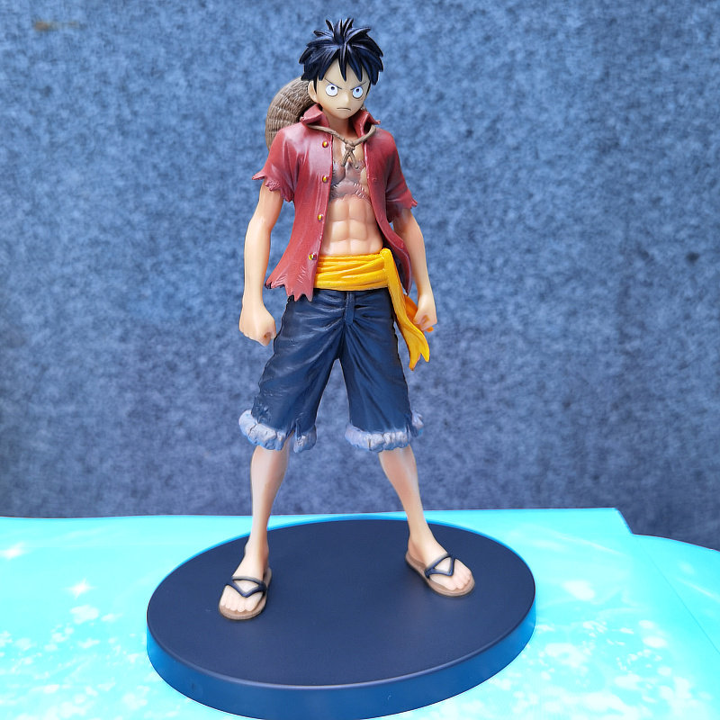 正品散货 海贼王 DXF 狂热行动剧场版 伟大航路 路飞手办景品袋装