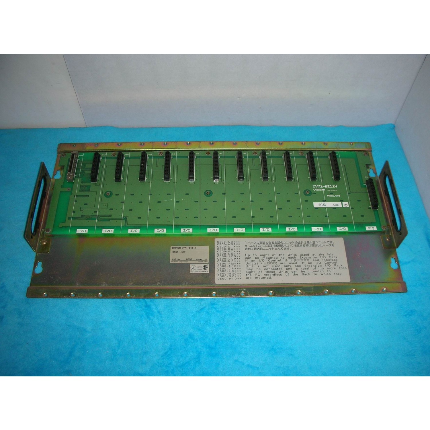 欧姆龙PLC模组底板CVM1-BI114