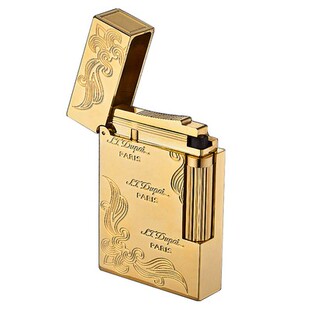 正品原装个性男士雕花全铜朗声打火机纯铜机芯法国都派礼物非防风