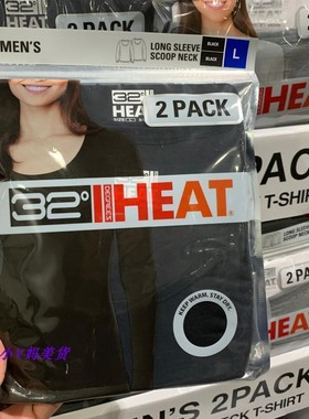 现货 美国32度Heat Weatherproof 超薄保暖情侣衣服裤子2件套男女