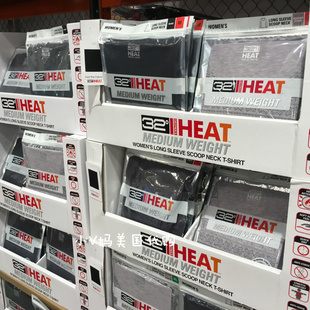 Weatherproof 断码 32度Heat 美国正品 超薄保暖情侣内衣上衣 特价