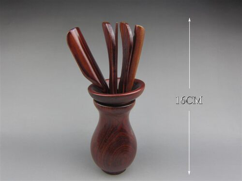 茶夹茶勺套装/竹夹竹勺//功夫茶具/配件茶道花瓶茶艺工具特价 - 封面