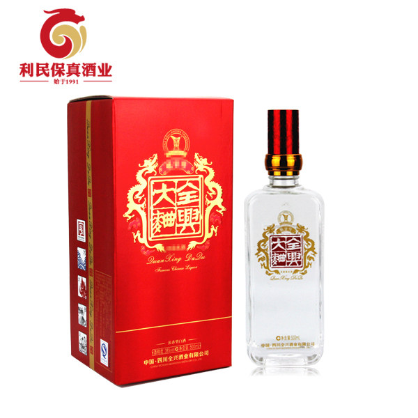 中国名酒 龙版全兴大曲38度浓香型特价低度白酒 500ml 宴请/送礼