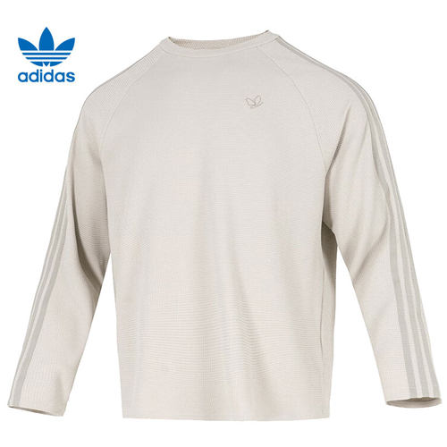 adidas阿迪达斯三叶草男子运动休闲长袖T恤KH1175