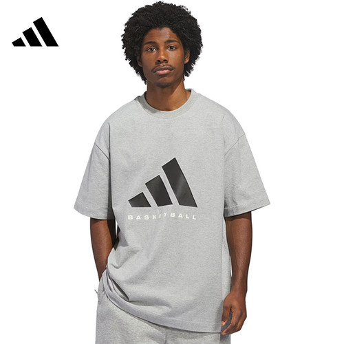 adidas阿迪达斯男子运动休闲短袖T恤KB7558