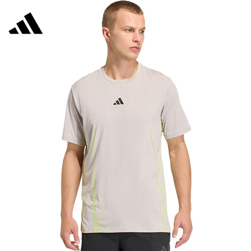 adidas阿迪达斯男子运动休闲短袖T恤KE2389