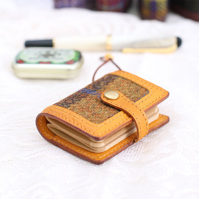 迷你本真皮手账真皮本礼墨良品