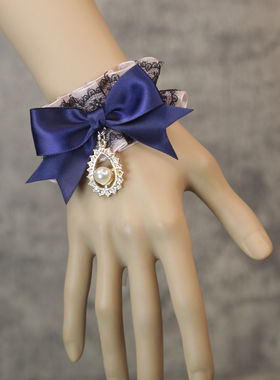 新款甜美女布艺洛丽塔手链