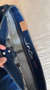 复古尾货中腰弹力SKINNY牛仔裤 女装 诺约克出口美国原单大码