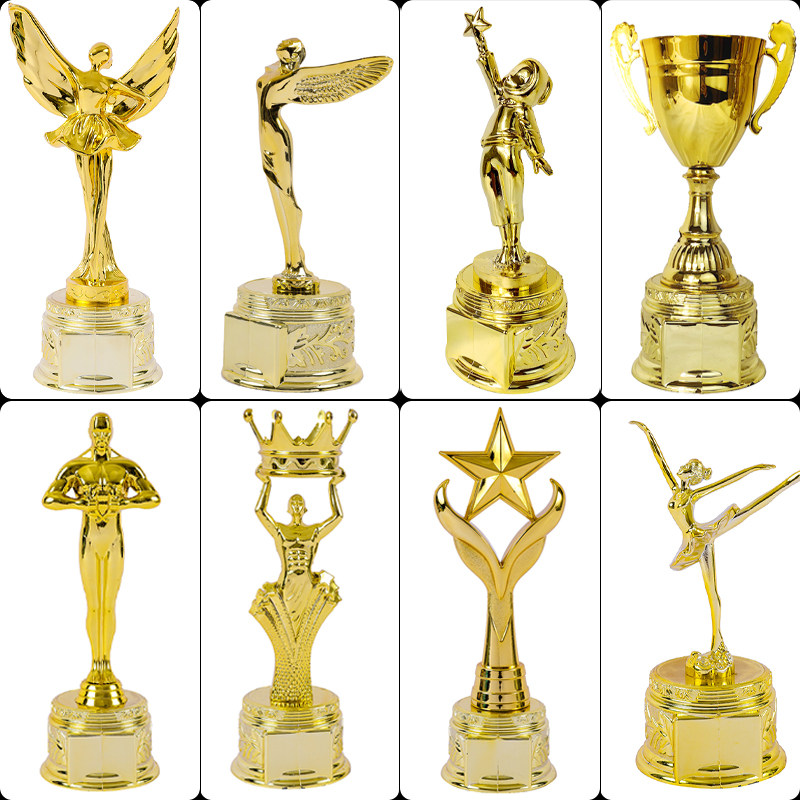塑胶奖杯多款创意学校围棋舞蹈阅读之星唱歌滑雪自行车轮滑朗诵