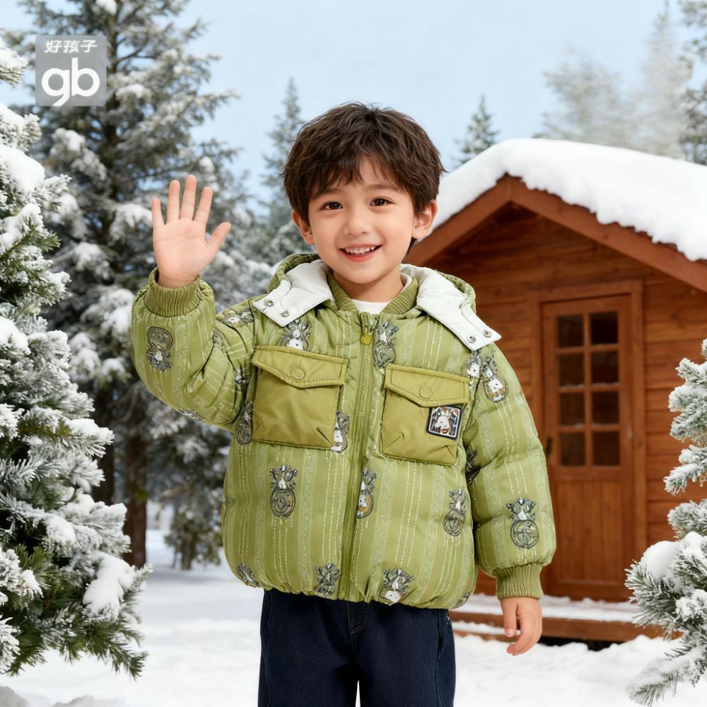 好孩子轻薄羽绒服长袖秋冬男童