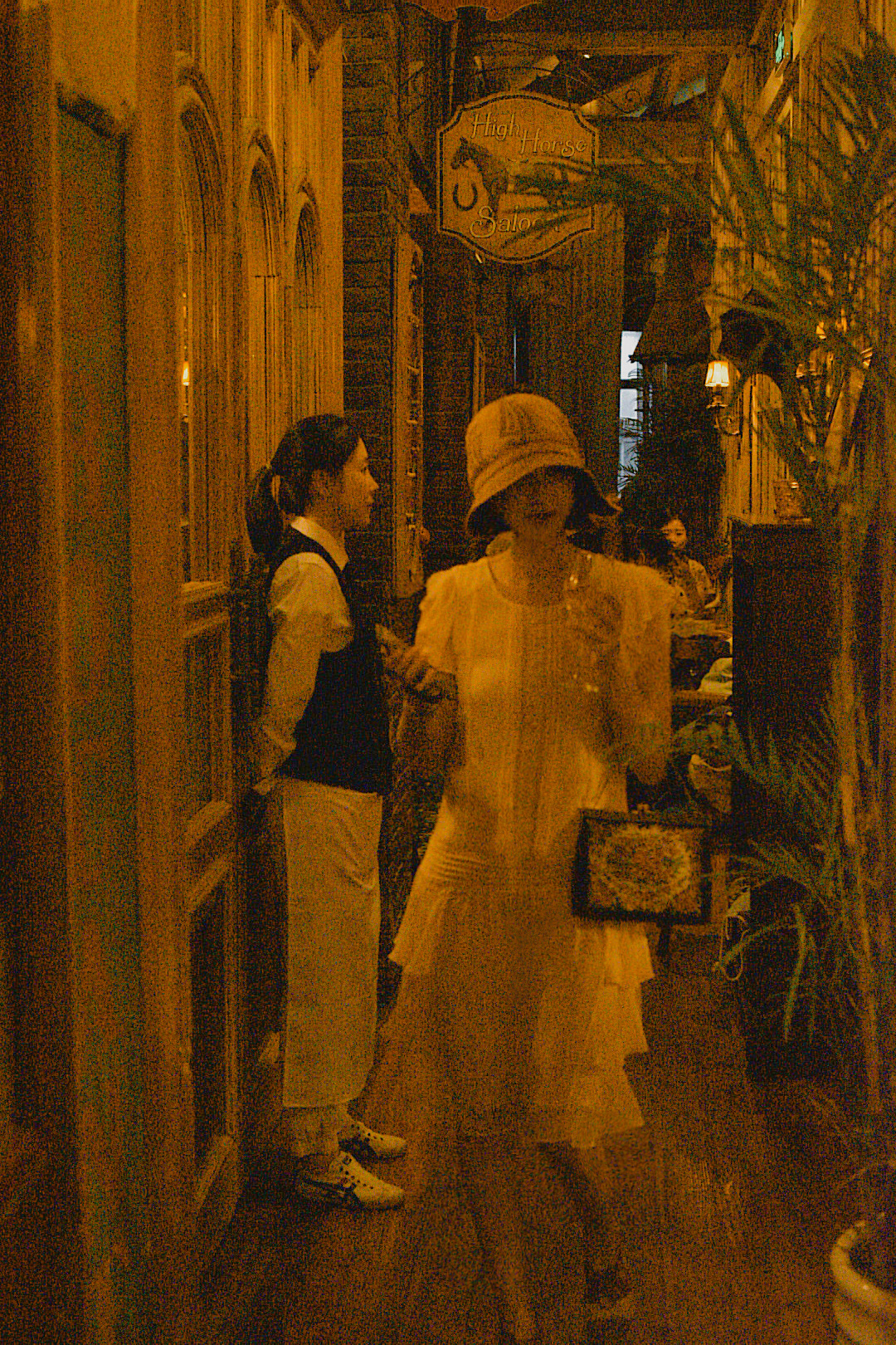 香槟色双层桑蚕丝礼服裙连衣裙