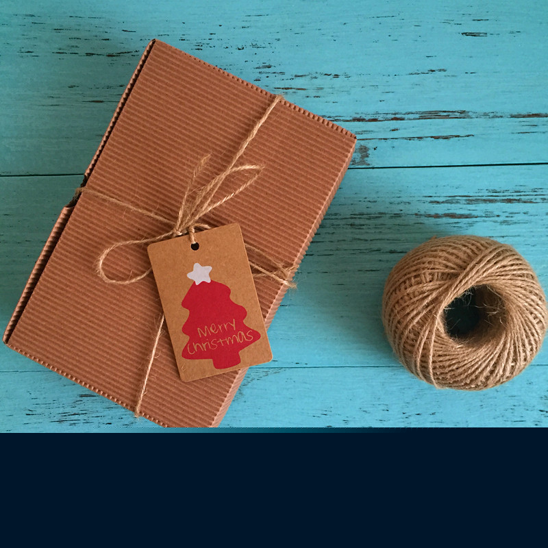 文艺天然麻绳diy手工吊牌饼干蛋黄酥青团包装盒装饰绳90米 包邮