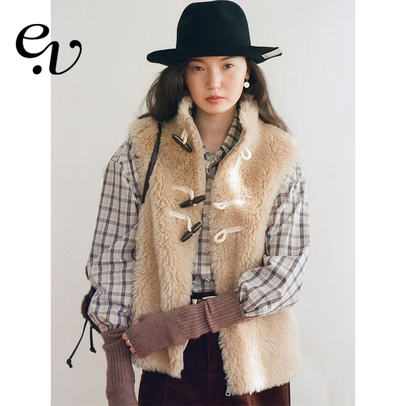 【11月27日20:00 新品2件9折】Even Vintage | 复古羊羔毛马甲