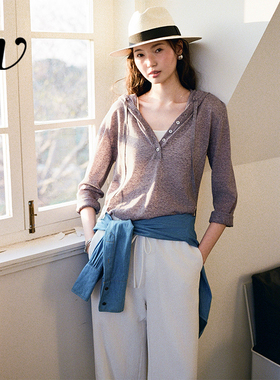 【Even Vintage 1/08 20:00 新品上新】连帽套头针织衫