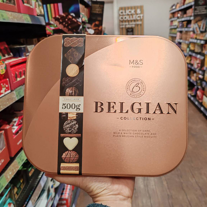 英国玛莎零食马莎M&S黄油曲奇饼干巧克力铁盒饼干酥饼伴手礼 包邮