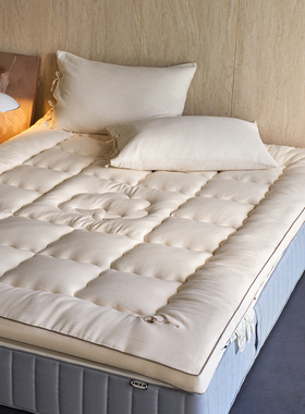 有氧A类棉花软垫加厚床褥子绑带防滑家用棉花垫被褥榻榻米床垫子