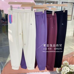 慢跑裤 羽珞家樱花裤 高腰卫裤 2025春秋情侣休闲裤 25105女生运动裤