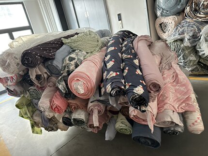 外贸面料工厂家居服样品面料处理（3号链接）