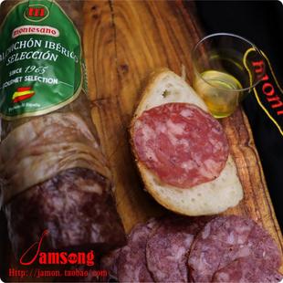 伊比利亚黑猪salchion香肠 montesano即食纯进口萨拉咪风干 500克