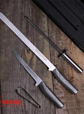 西班牙火腿专用刀具 四件套不锈钢切片 进口德国材料SDER HAM KNI