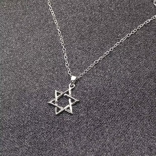 德云社秦霄贤同款六芒星项链锁骨链INS男女礼物