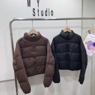 羽绒服2025年冬季新款女款短款面包服小个子小款加厚冬季宽松外套