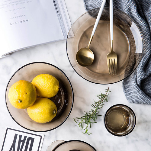 耐热玻璃纯色北欧风可微波