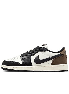 耐克正品AIR JORDAN 1 RETRO AJ1女子休闲运动低帮板鞋CZ0858-102