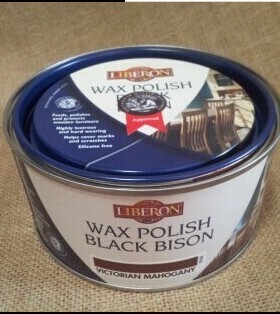 英国原装LIBERON利贝家具蜡 红木实木家具保养护理上光 暗红棕色