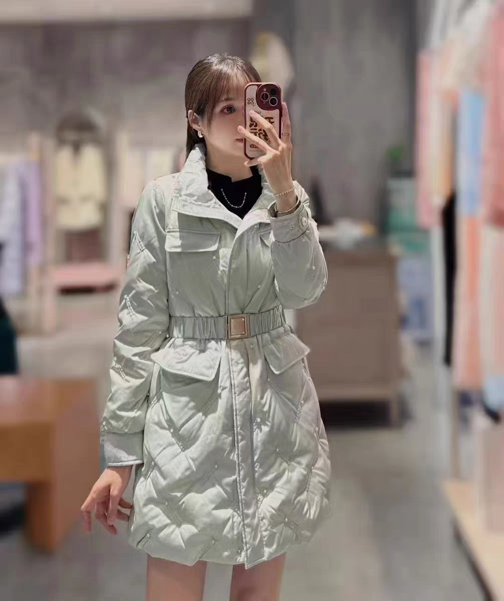 Dili迪骊专柜正品 新款春秋女装粉绿中款鸭绒羽绒s码,女装/女士精品,连衣裙,淘宝优惠券,粉丝福利购,淘宝优惠卷