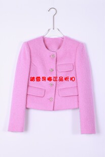 2023年秋季 不退换 EQ1W089 包邮 小香风上衣外套 安所正品 新款