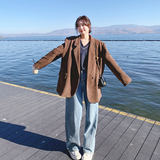 2026秋装灯芯绒西装外套2C069-1152-P135K188，女装西装，2C069