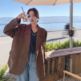 2026秋装灯芯绒西装外套2C069-1152-P135K188，女装西装，2C069