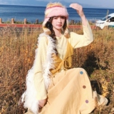 【大货】复古不规则T恤+半身裙+吊带3件套6082-P215K348，女装套装/套裙，2C069