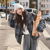 【大货】复古格纹小个子立领加厚羽绒服50绒Y115-P285K428，女装羽绒服，2C069